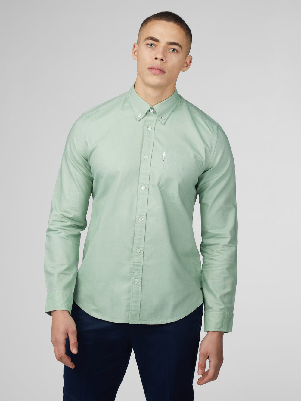 Chemises Ben Sherman Signature Oxford Vert | QLO-07705364